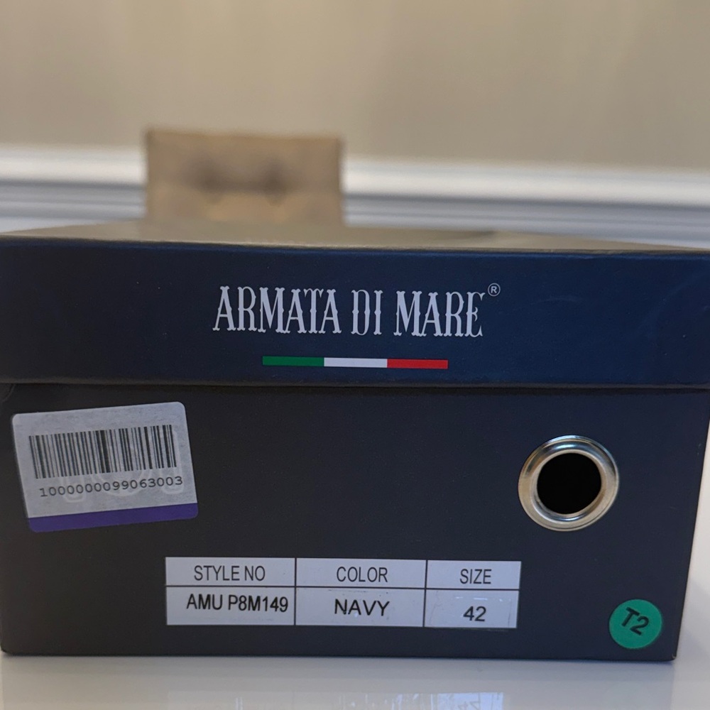 Armata Di Mare Navy High-Top Sneakers - Picture 6 of 6
